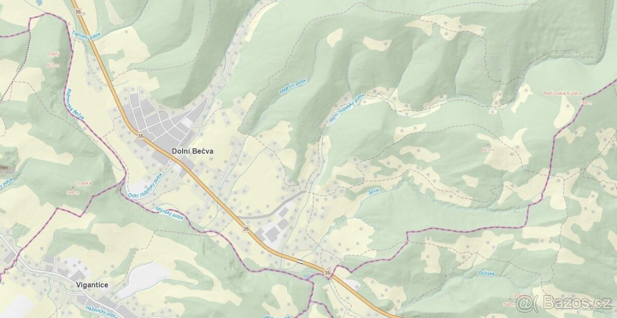 Pozemky pro bydlení, Dolní Bečva, 756 55 - 1