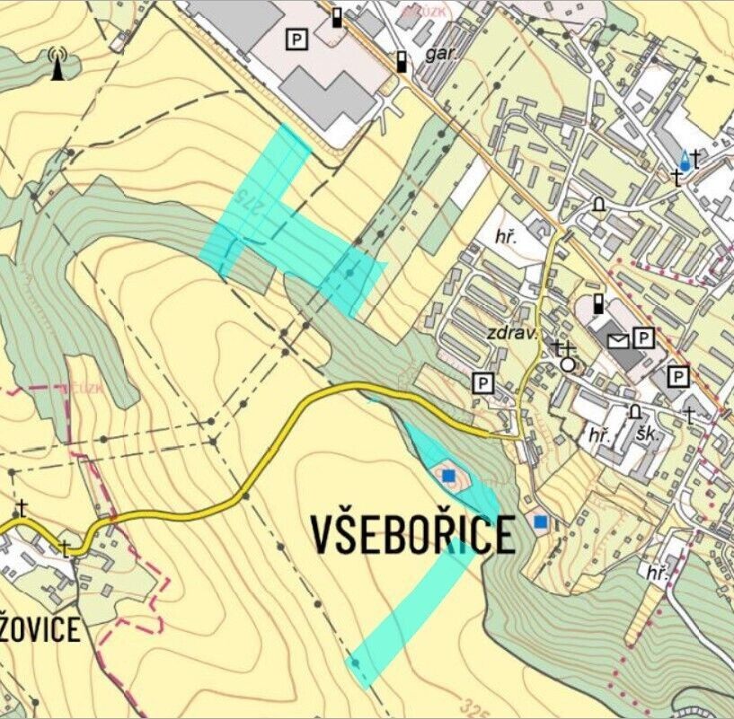 Zemědělské pozemky, Všebořice, Ústí nad Labem, 81 m²