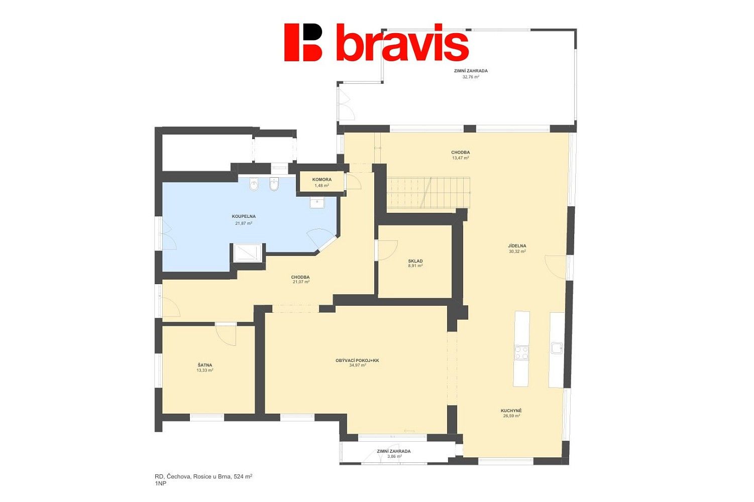 Prodej rodinný dům - Čechova, Rosice, okres Brno-venkov, 524 m² - 5