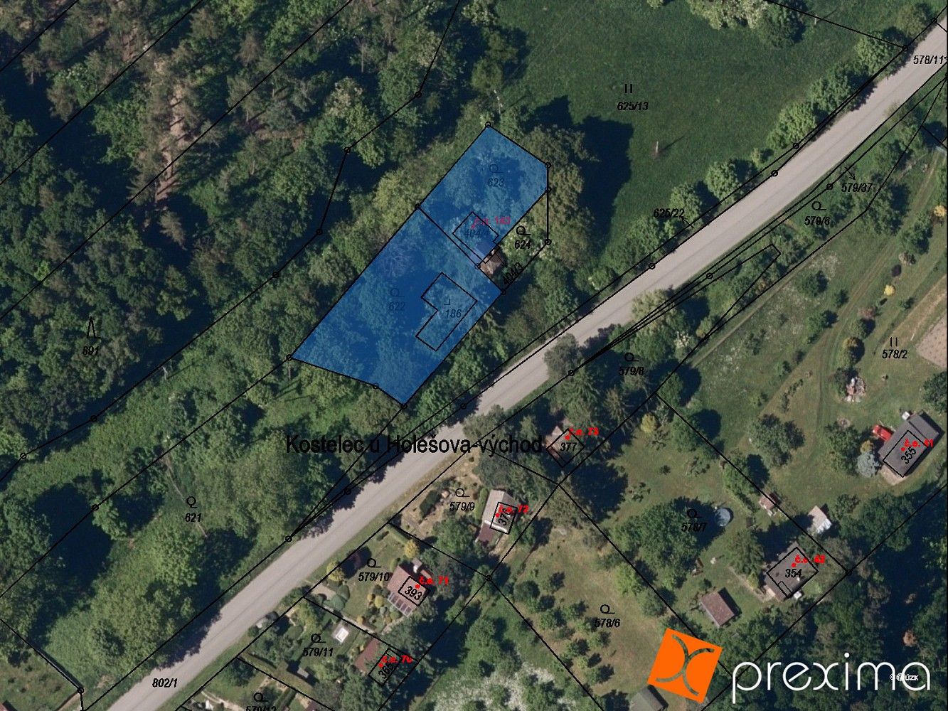 Pozemky pro bydlení, Kostelec u Holešova, okres Kroměříž - 1
