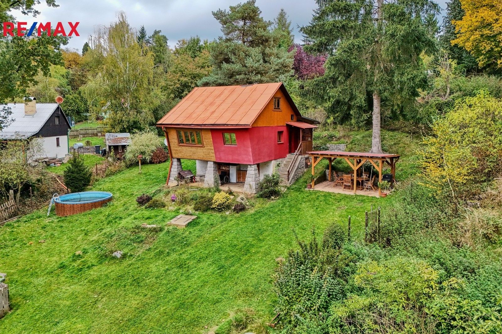 Chaty, osada Důle, Stříbrná Skalice, 85 m²