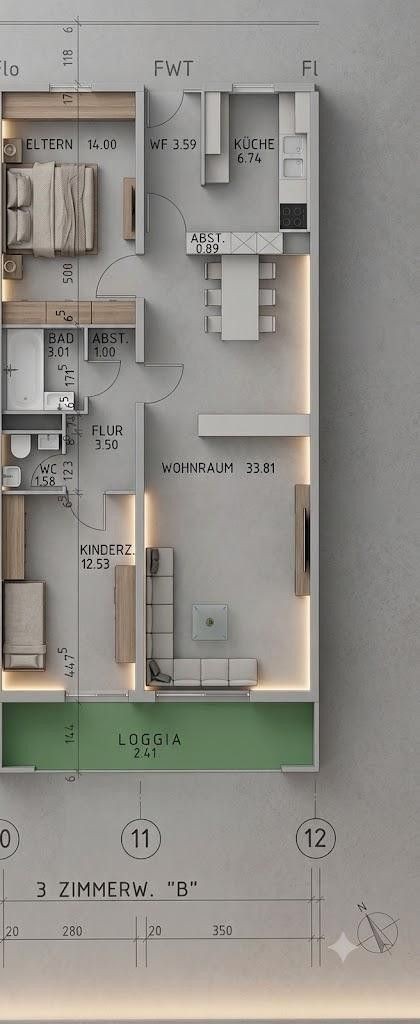 Byt 3+1 · 82 m² · , Severní Porýní-Vestfálsko - 4
