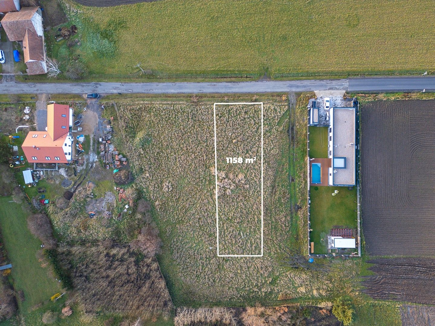 Pozemek pro bydlení · 1 158 m² · Drahošská, Dolní Ředice - 3