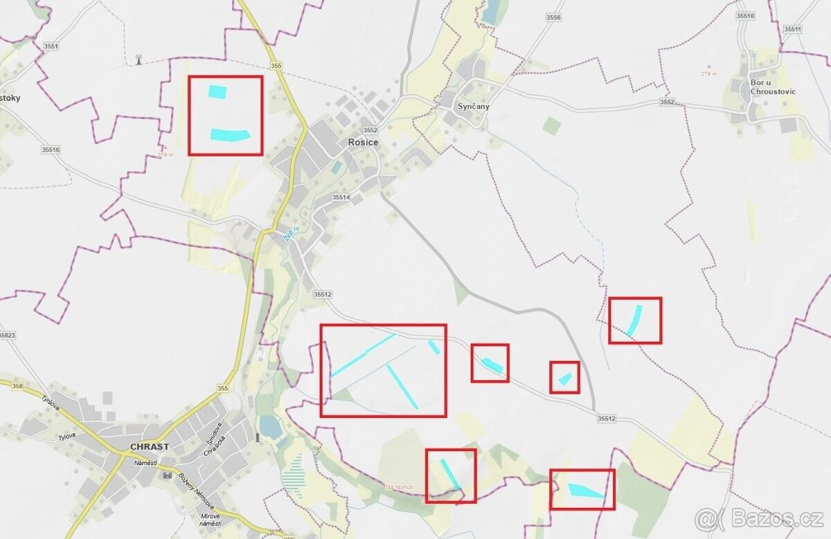 Pozemky pro bydlení, Rosice u Chrasti, 538 34