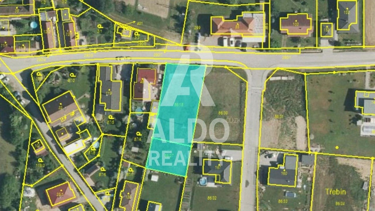 Prodej pozemek pro bydlení - Třebín, Dubné, 1 217 m²