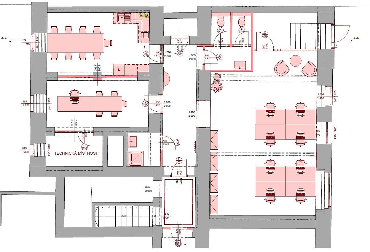 Obchodní prostory · 128 m² · Na výšinách, Praha 7 - Bubeneč - 4