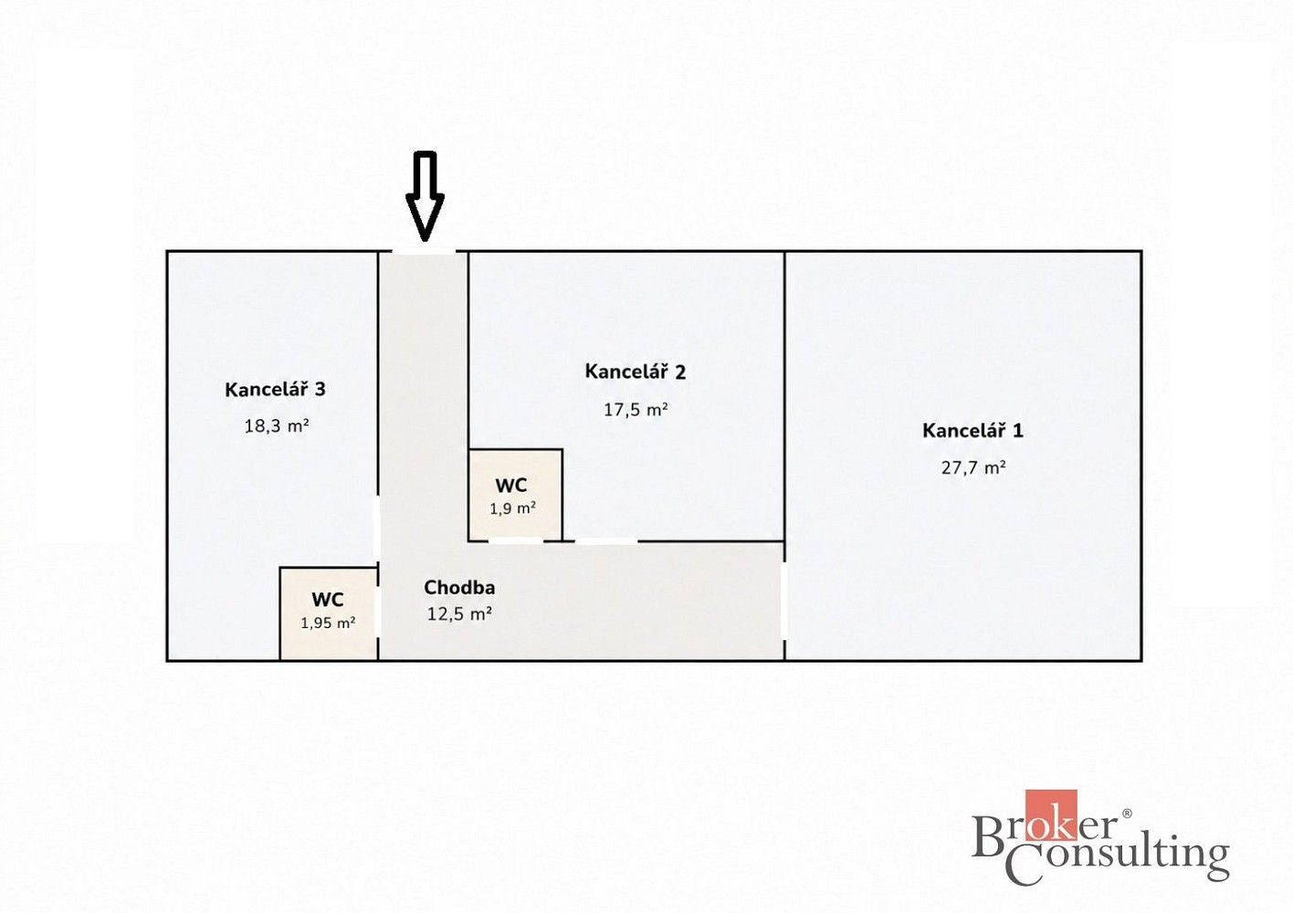 Kancelář · 80 m² · Republikánská, Plzeň - Lobzy - 3