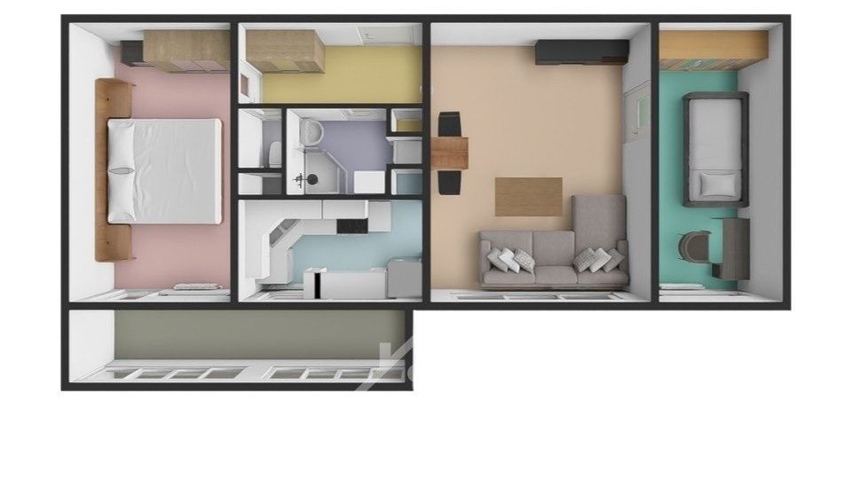 Prodej byt 3+kk - Bohušovická, Praha, 54 m²