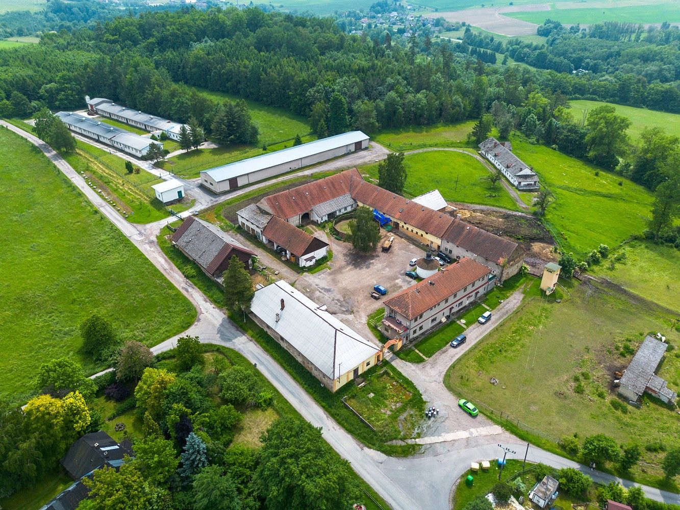 Zemědělské objekty, Potštejn - Brná, okres Rychnov nad Kněžnou, Královéhradecký kraj, 23 296 m² - 1
