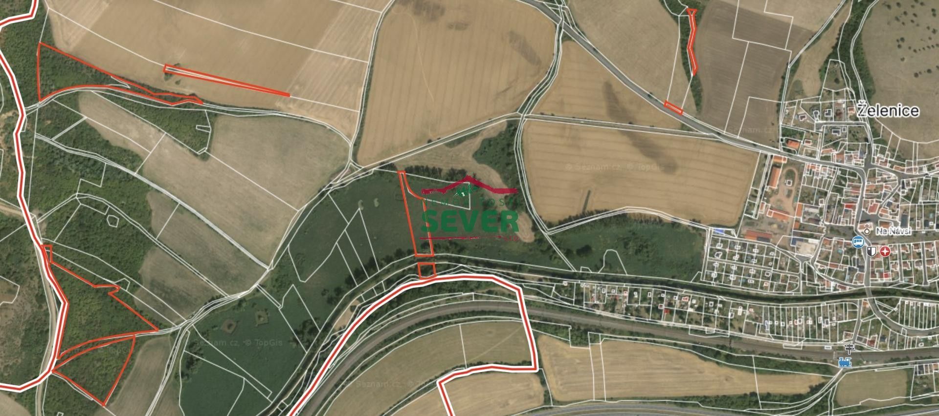 Prodej pozemek - Želenice, Most, 44 621 m²