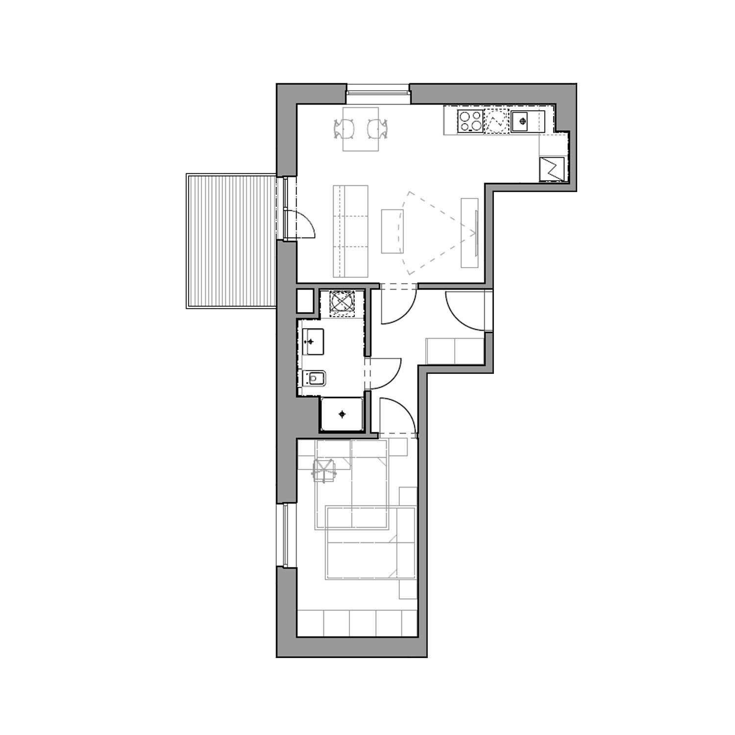 2+kk, Brněnská, Tišnov, 44 m² - 2