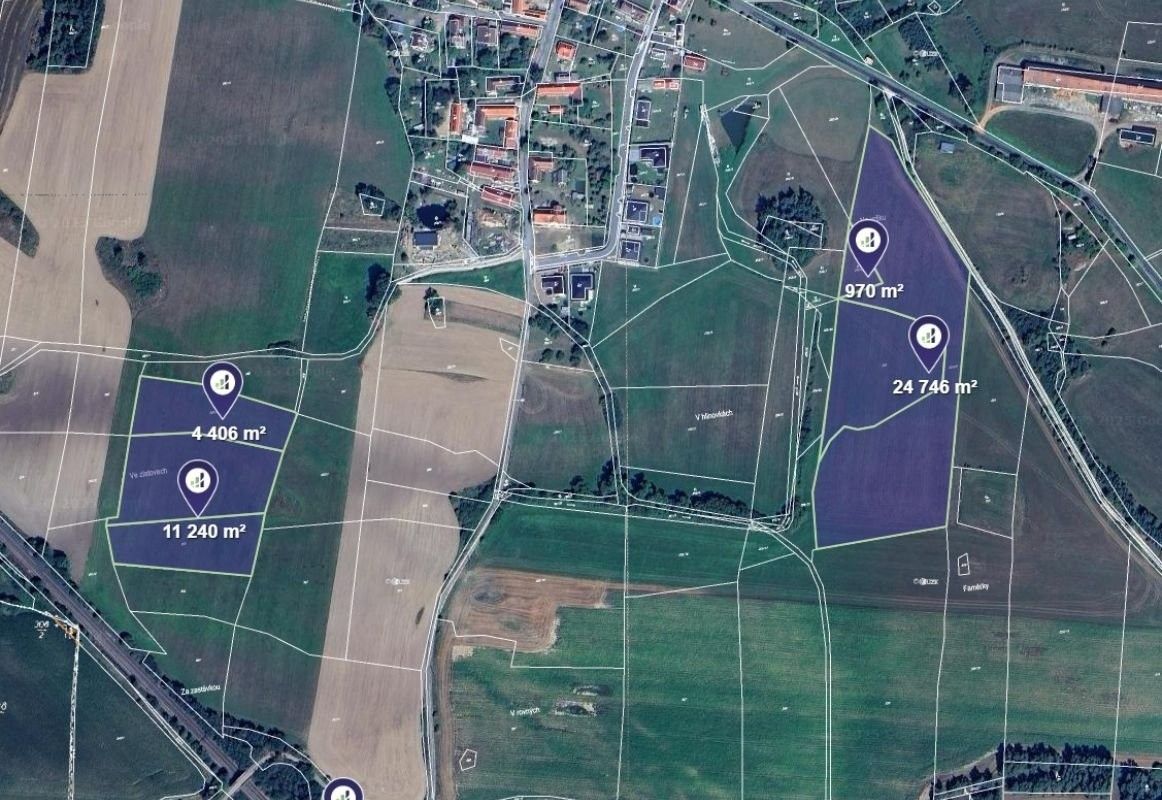 Prodej zemědělský pozemek - Velký Bor, 107 115 m²