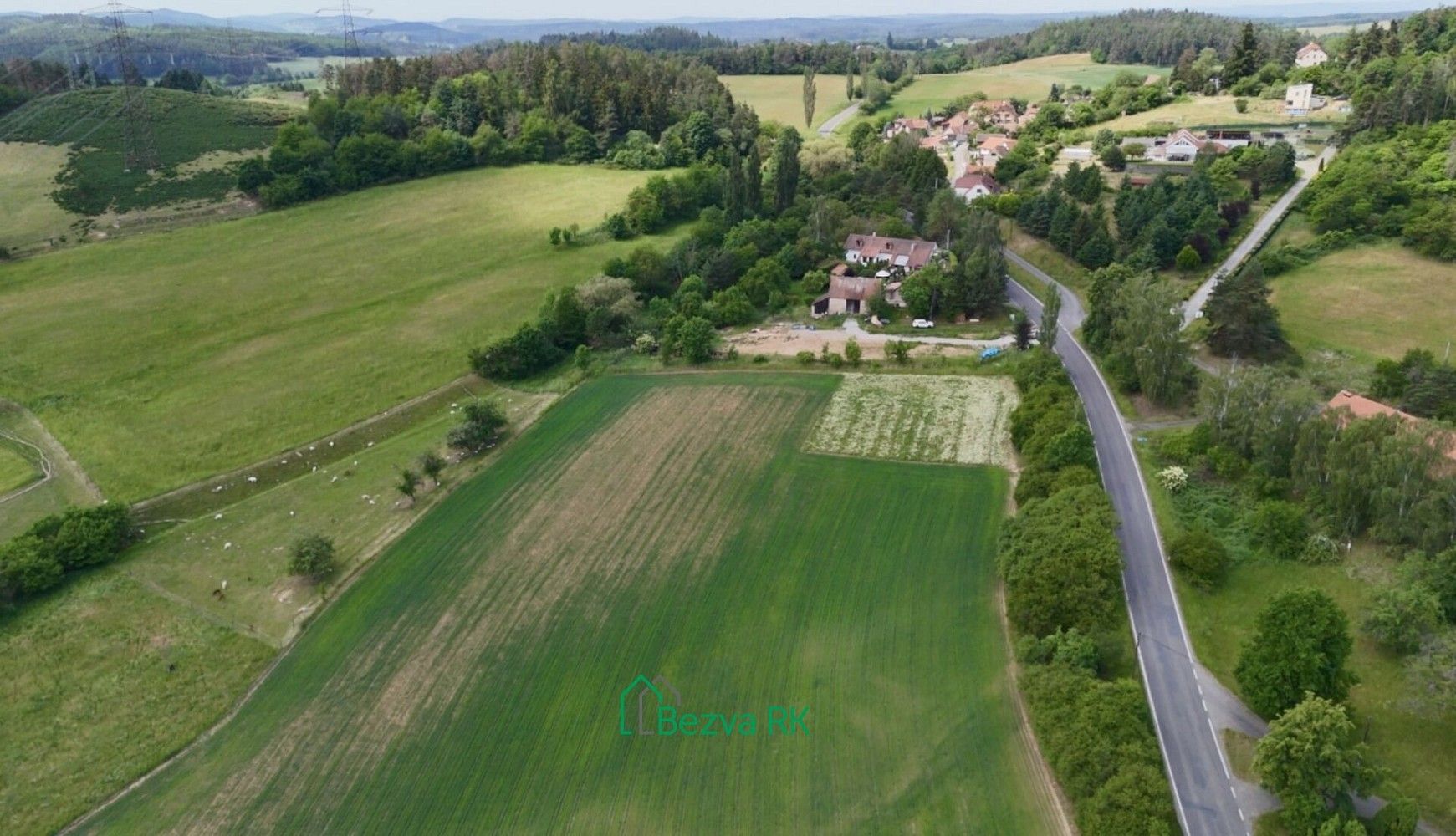 Prodej pozemek pro bydlení - Nečín - Žebrák, okres Příbram, Středočeský kraj - 5