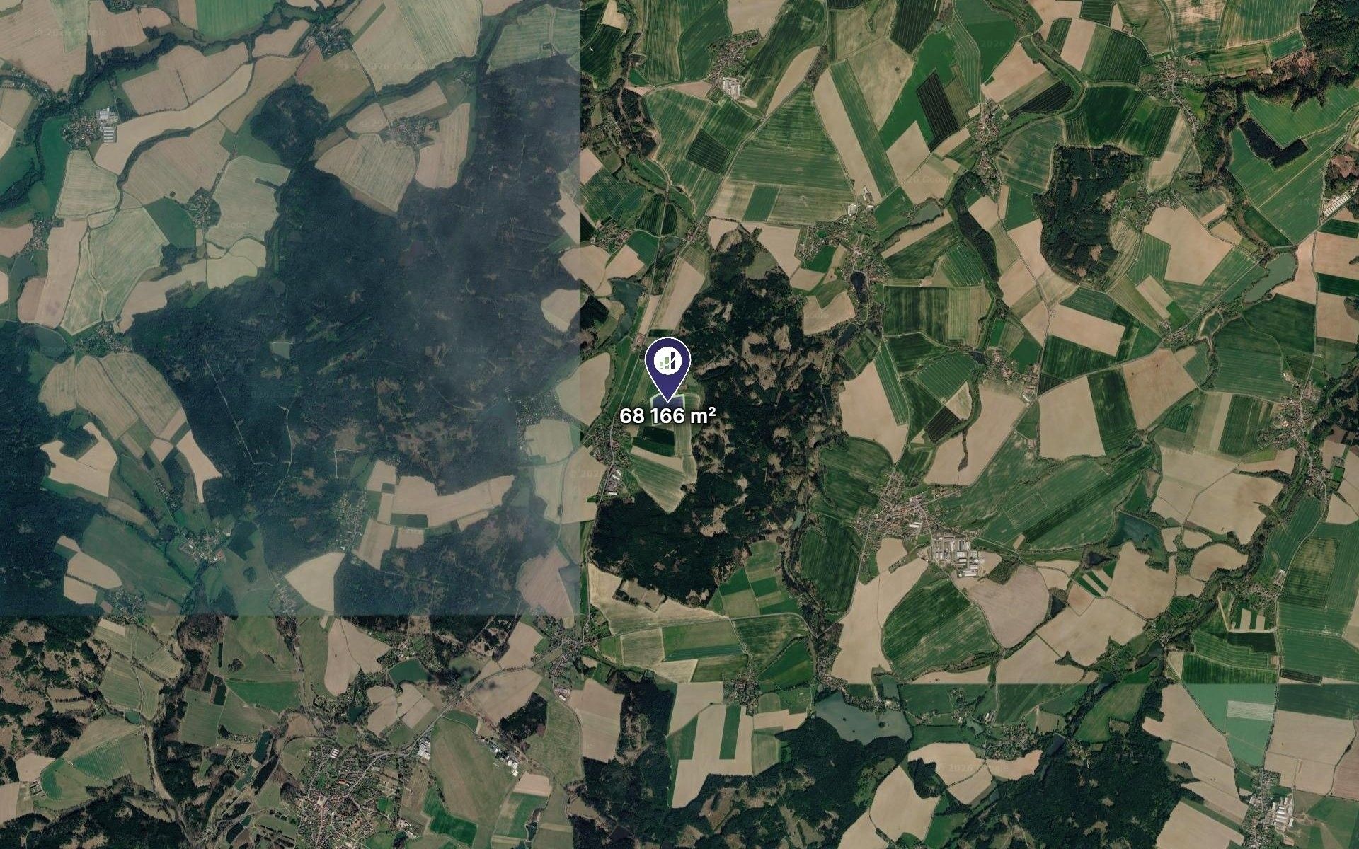 Zemědělské pozemky, Černíny, 68 166 m² - 2