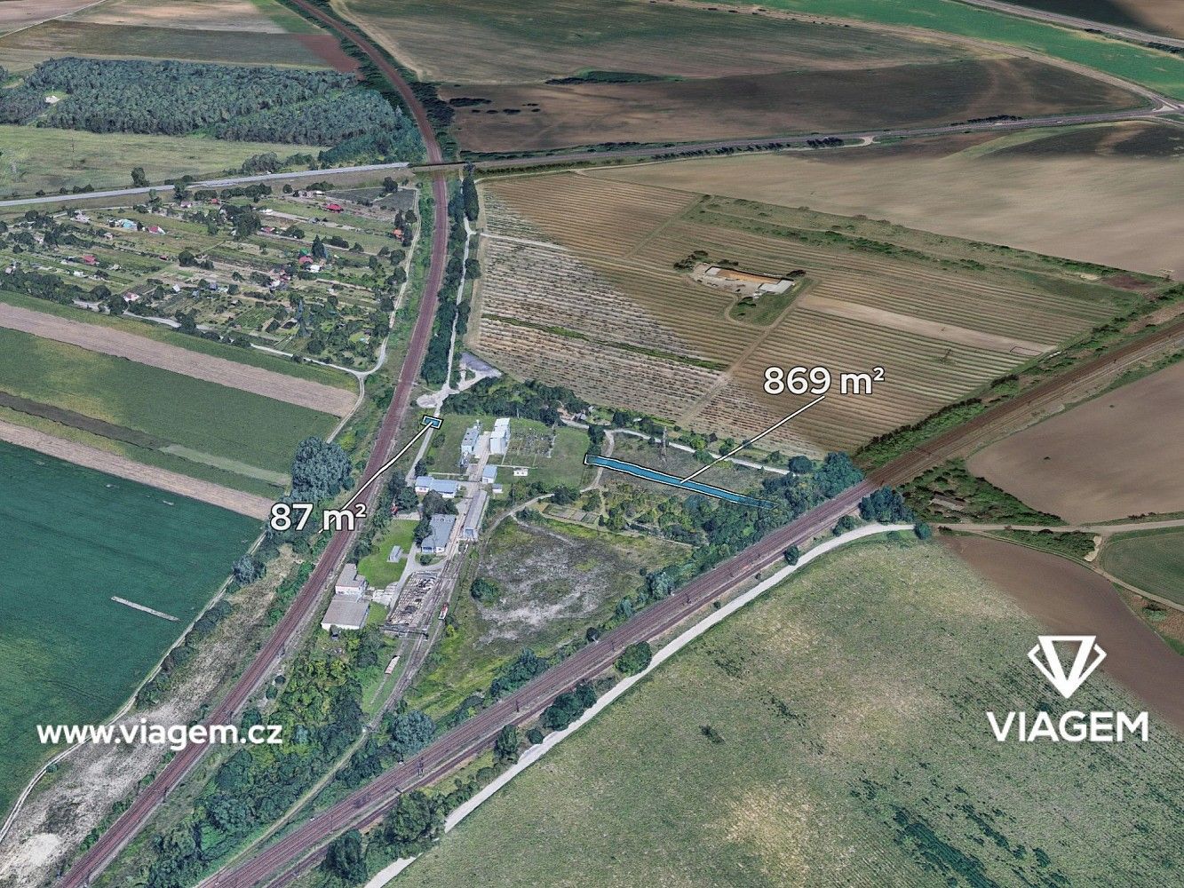 Zemědělský pozemek, 956 m²