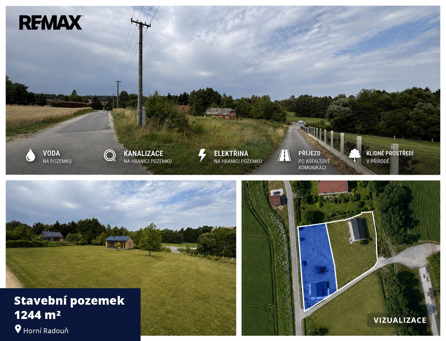 Pozemek pro bydlení, 1 244 m²