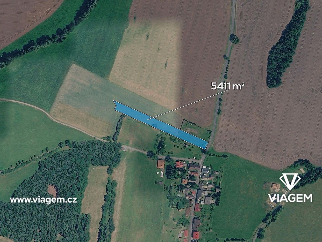 Prodej zahrada - Dlažov, okres Klatovy, Plzeňský kraj - 2