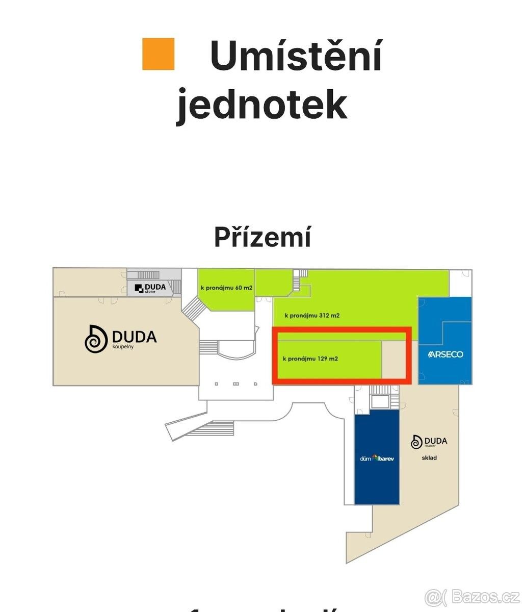Pronájem obchodní prostory - Zlín, 763 02