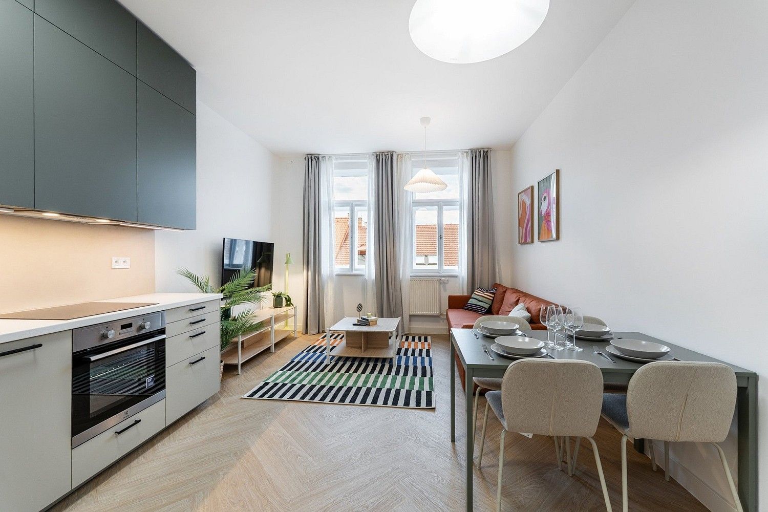 2+kk, Perunova, Praha 3 - Vinohrady, 40 m² - 1