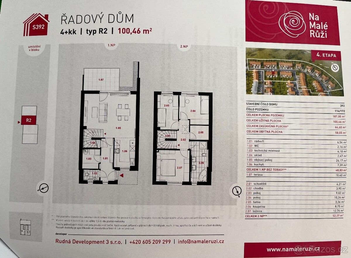 Rodinné domy, Rudná u Prahy, 252 19 - 1