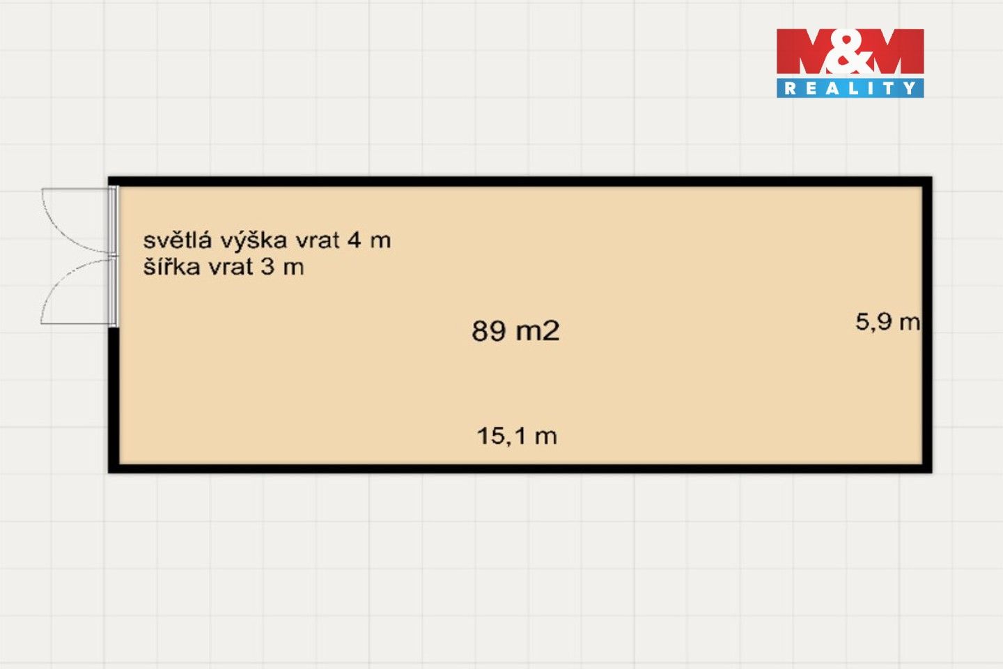 Pronájem sklad - Studentská, Karlovy Vary, 89 m² - 5