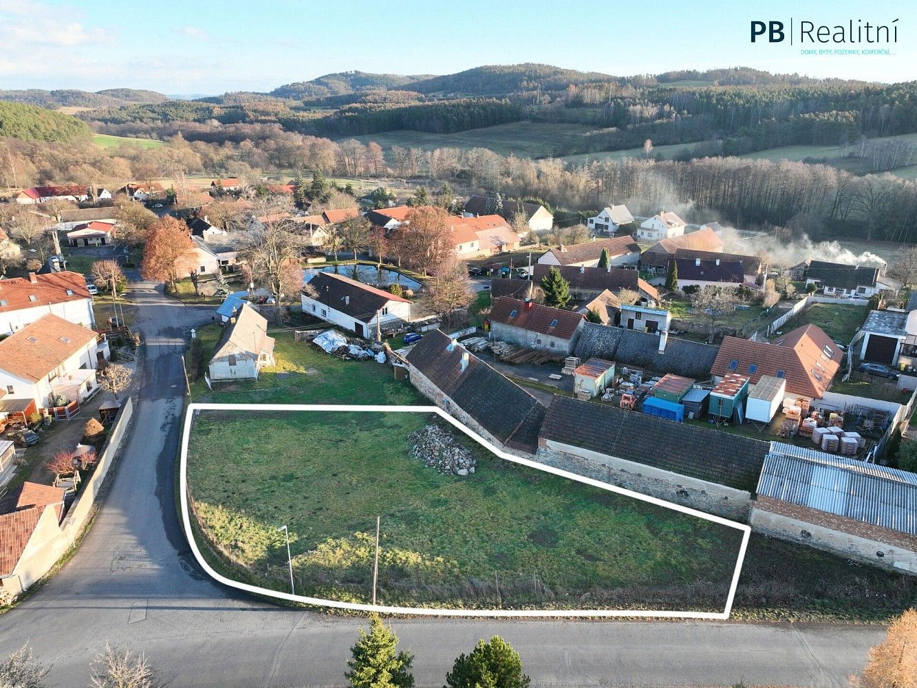 Prodej pozemek pro bydlení - Jablonná - Horní Hbity, okres Příbram, Středočeský kraj - 2