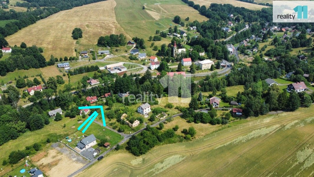 Prodej pozemek pro bydlení - Nová Ves, 1 067 m²