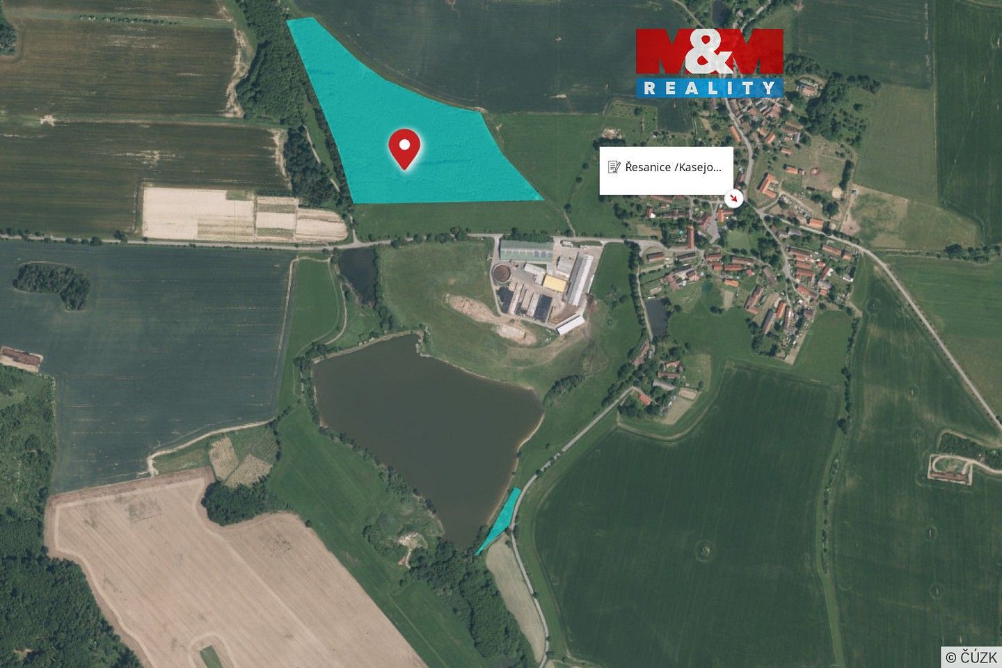 Zemědělské pozemky, Kasejovice - Řesanice, okres Plzeň-jih, Plzeňský kraj - 1