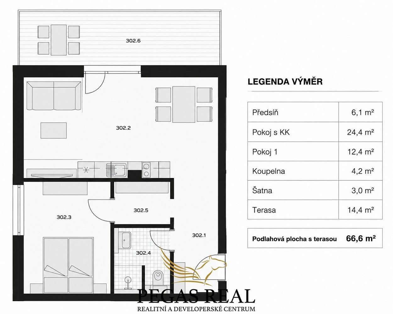 Prodej byt 2+kk - Loučná nad Desnou - Rejhotice, okres Šumperk, Olomoucký kraj, 53 m² - 5