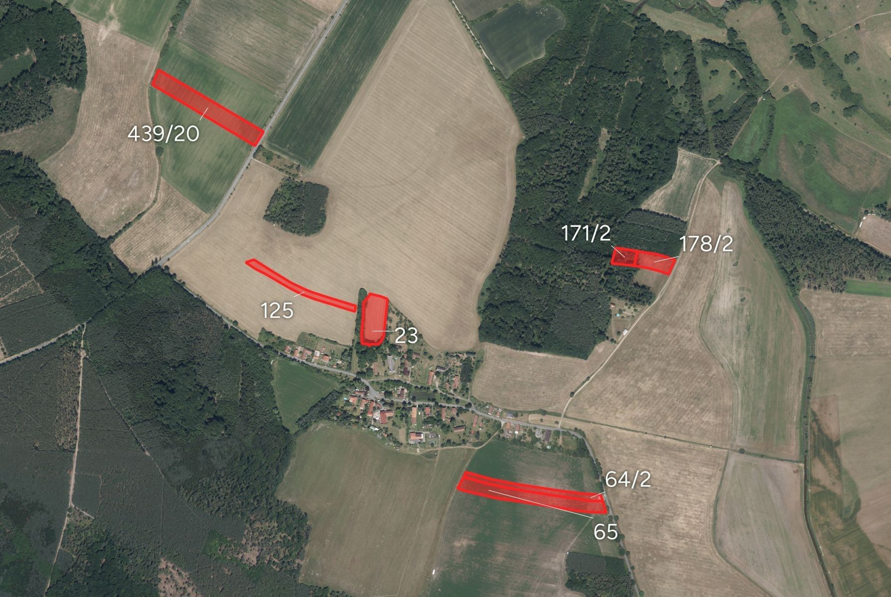 Zemědělský pozemek, 25 297 m²