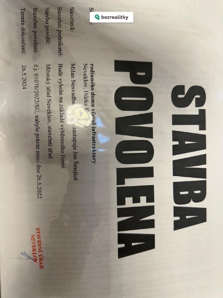 Pozemky pro bydlení, Neveklov