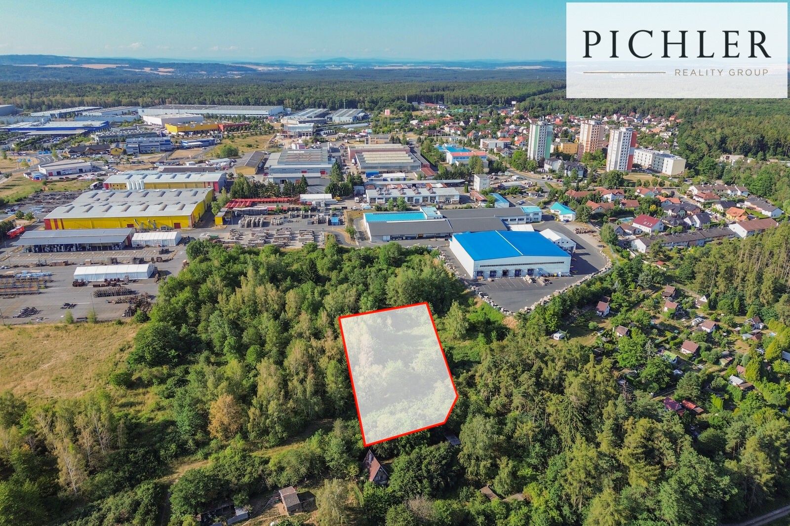 Komerční pozemky, Plzeň, 1 809 m² - 1