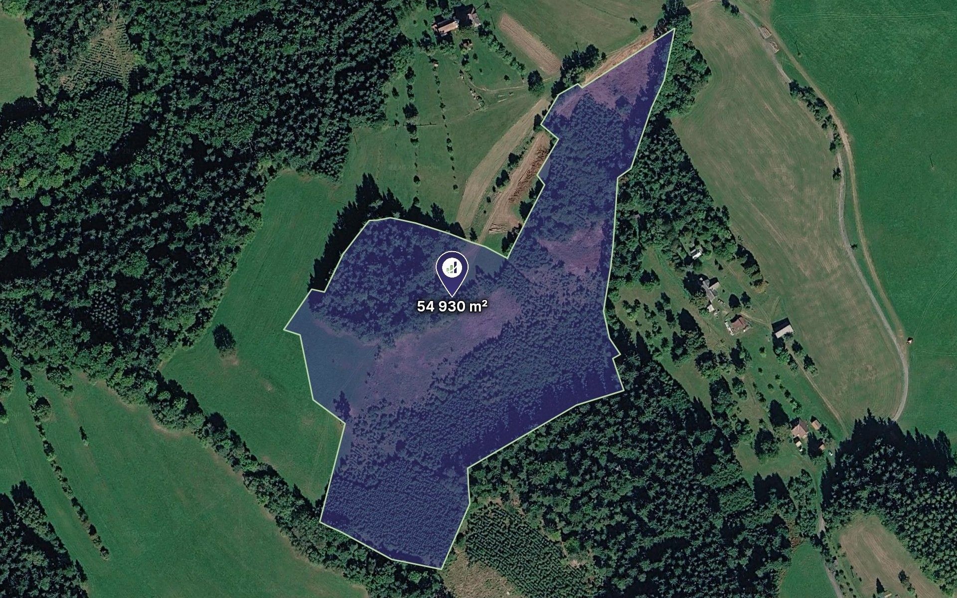 Lesy, Valašská Senice, 54 930 m² - 1