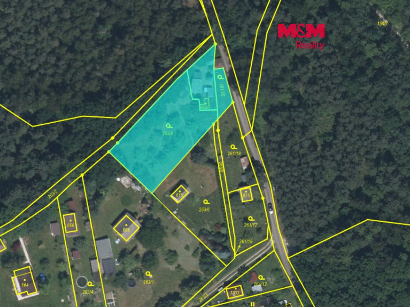 Zahrada, 1 483 m²