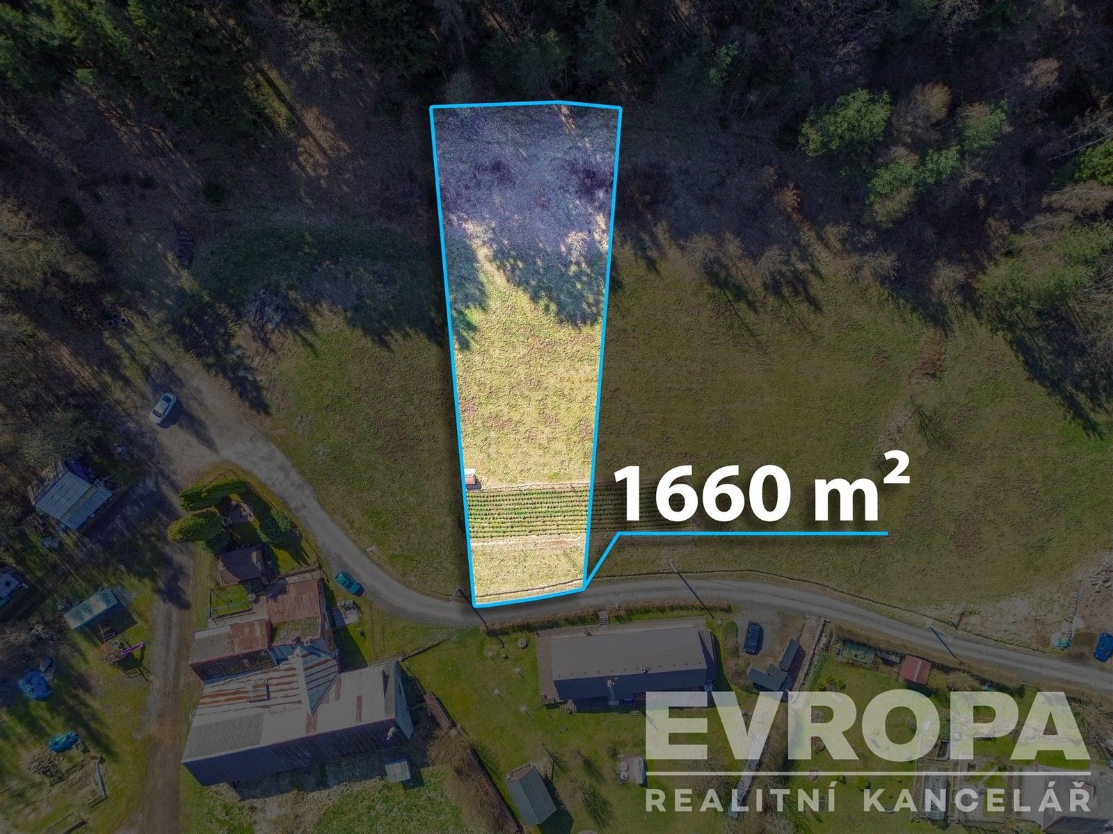 Pozemky pro bydlení, Mostek, 1 660 m²