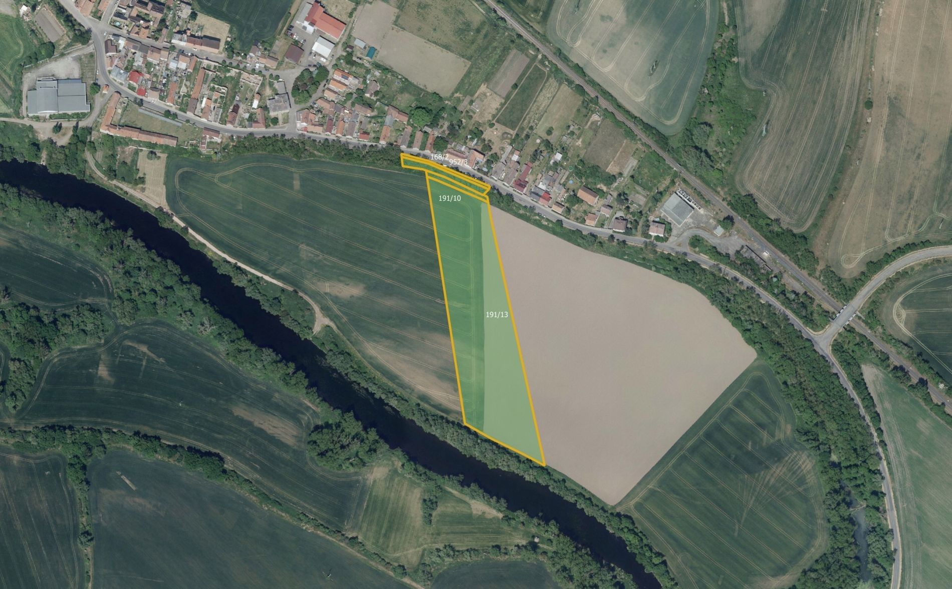 Prodej zemědělský pozemek - Tvršice, Staňkovice