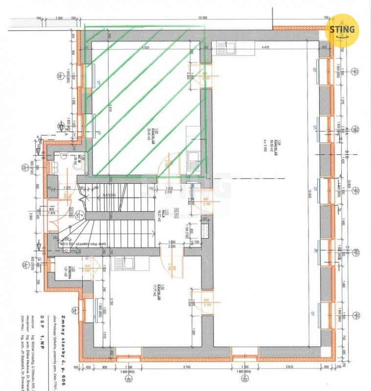 Kanceláře, Prokopa Velikého , Ostrava Vítkovice, 25 m² - 2
