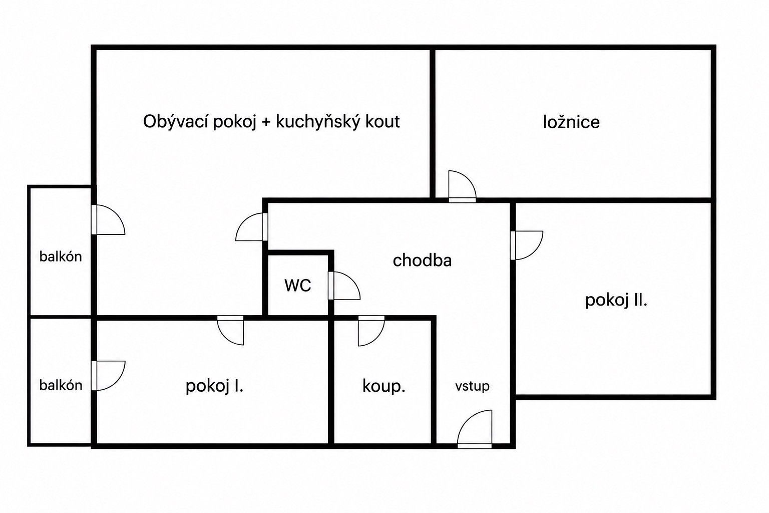 Byt 4+kk · 83 m² · Dolní Třebonín - 3