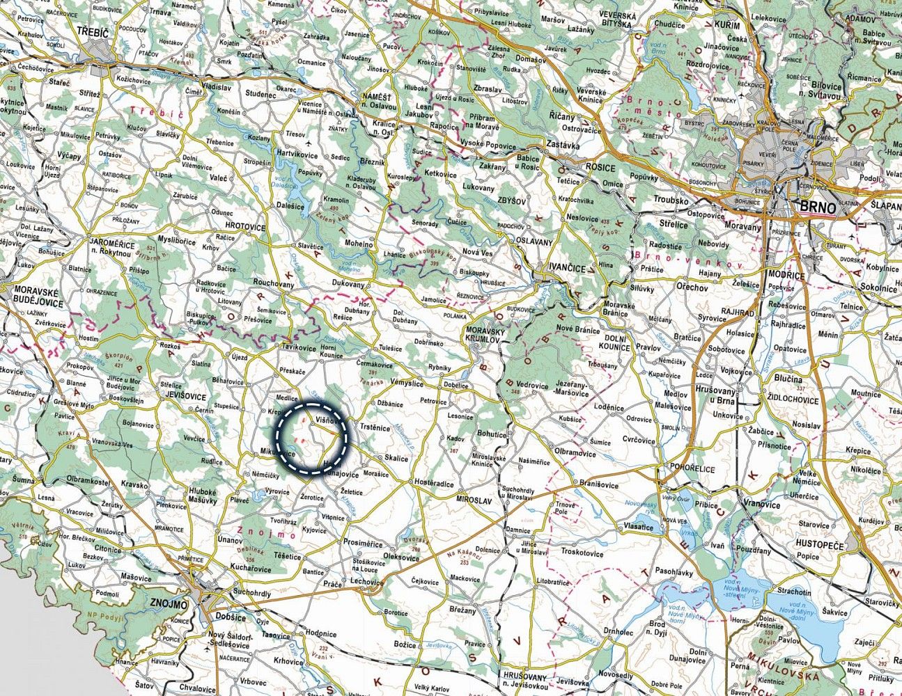 Prodej zemědělský pozemek - Višňové, okres Znojmo, Jihomoravský kraj - 5