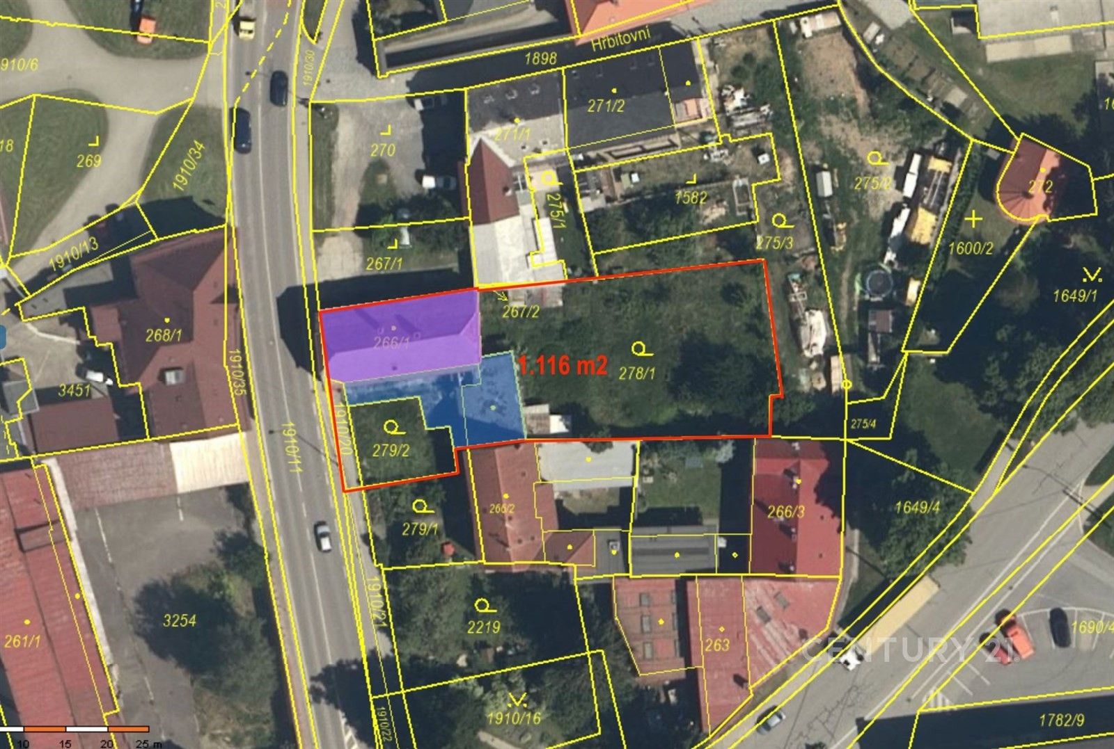 Pozemek pro bydlení, 1 116 m²
