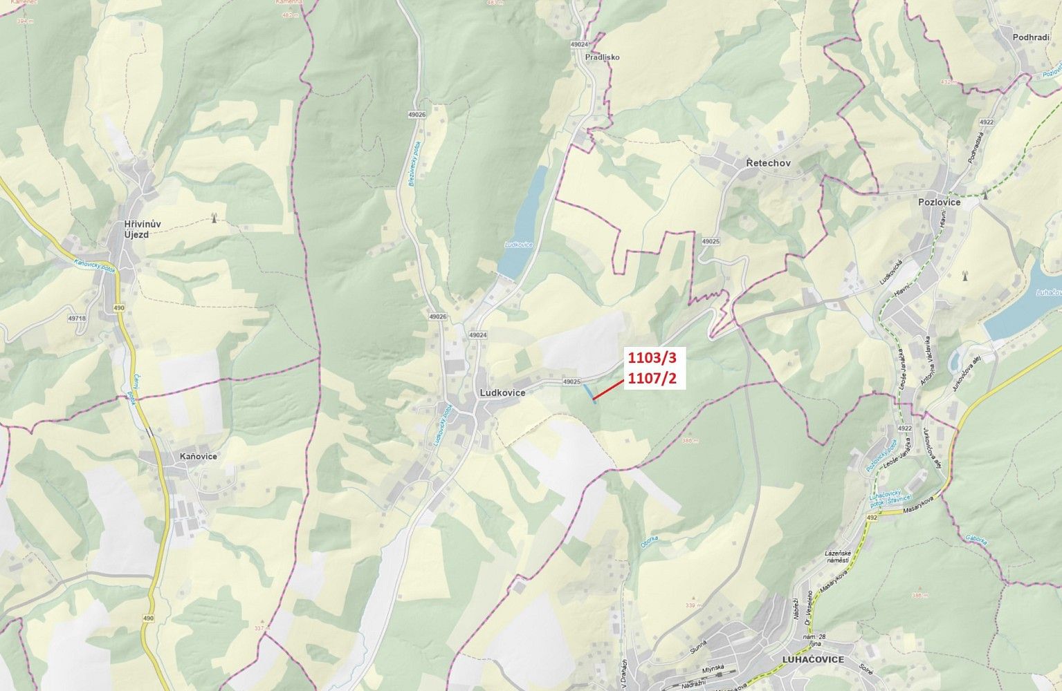 Lesy, Ludkovice, okres Zlín, Zlínský kraj - 1