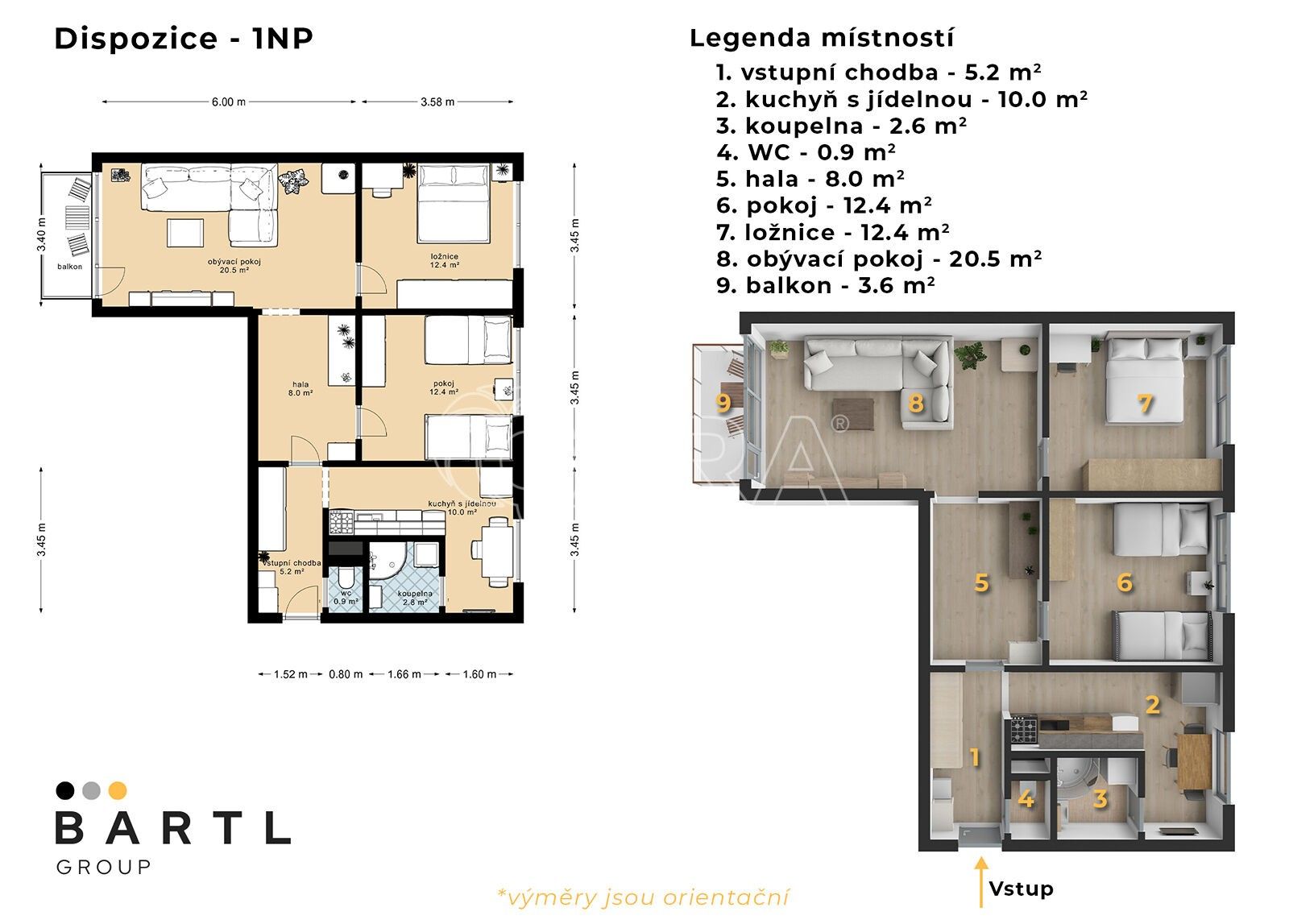Pronájem byt 3+1 - 1. máje, Kaplice, 72 m²