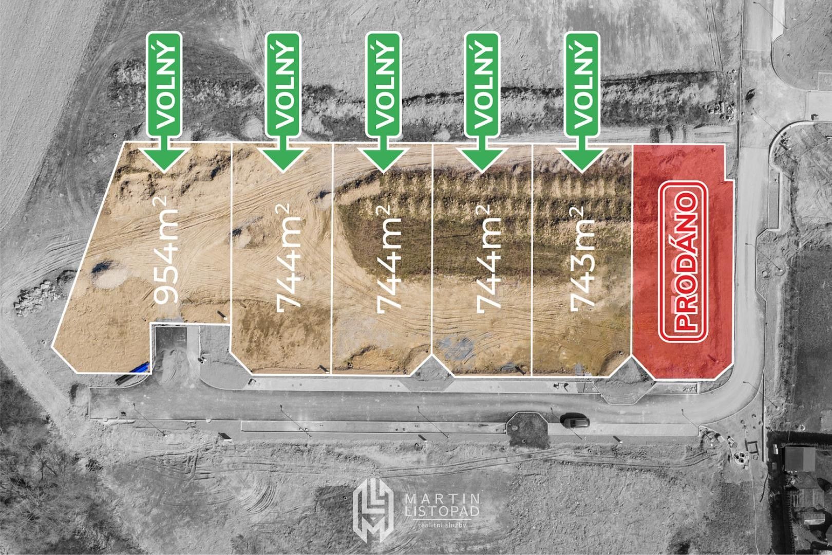 Pozemek pro bydlení, 743 m²