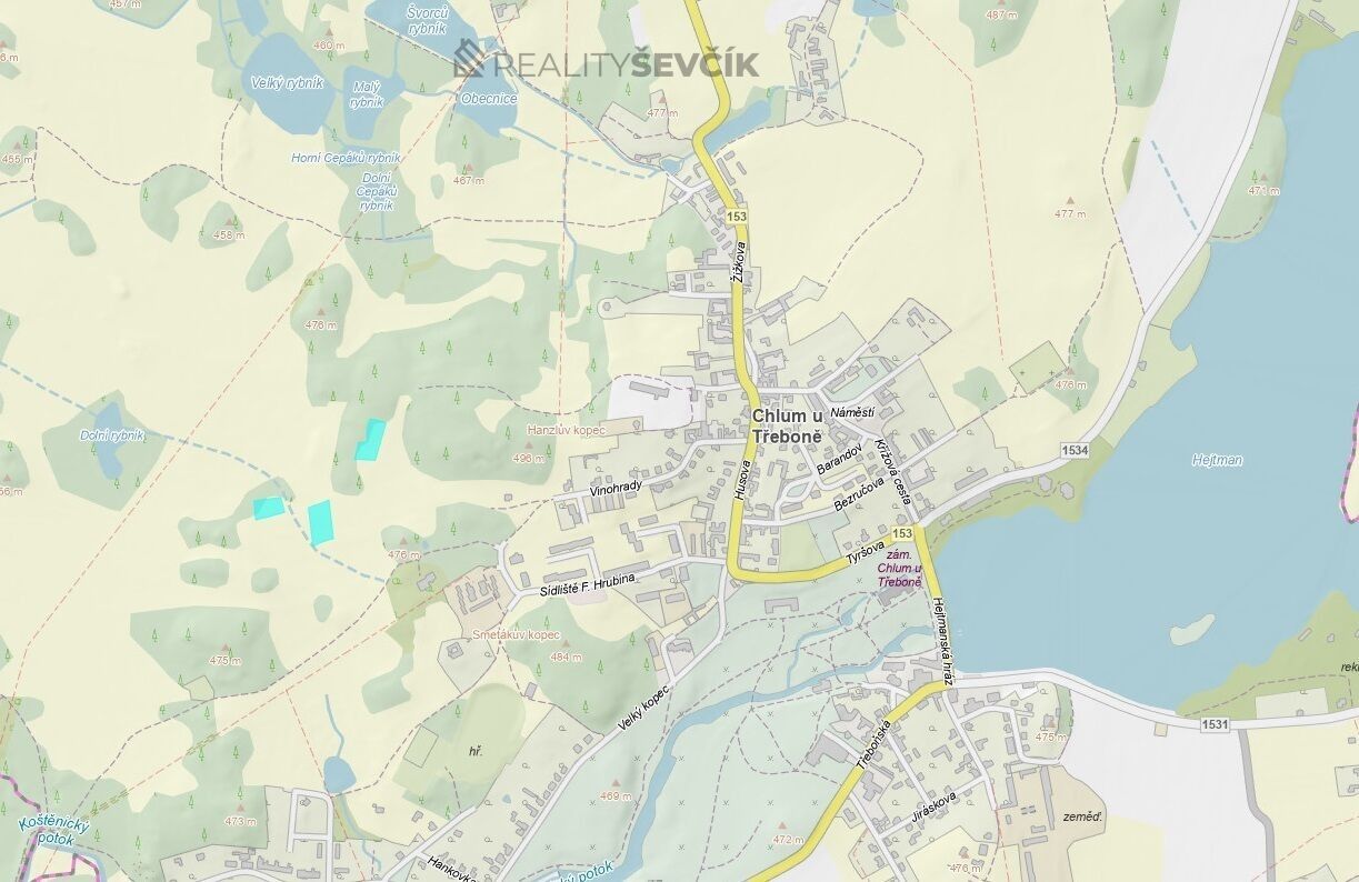 Zemědělský pozemek · 6 663 m² · Chlum u Třeboně - 3
