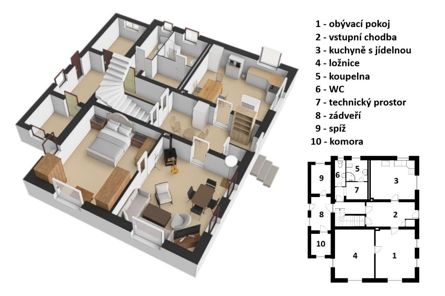 Rodinný dům · 203 m² · Horní Branná Valteřice - 4