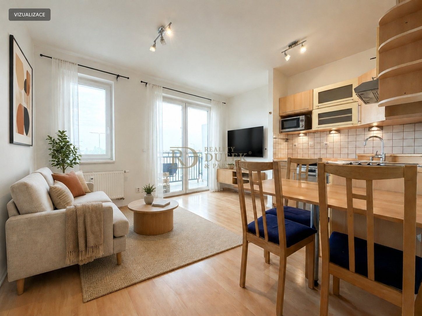 2+kk, Novobohdalecká, Praha Michle, 40 m² - 1