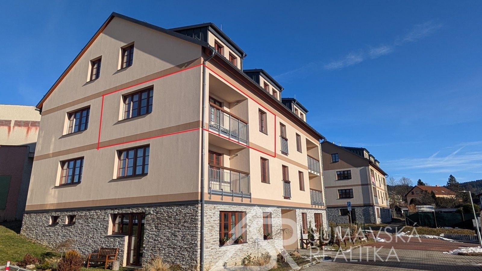 Prodej byt 2+kk - Lesní, Kašperské Hory, 47 m²