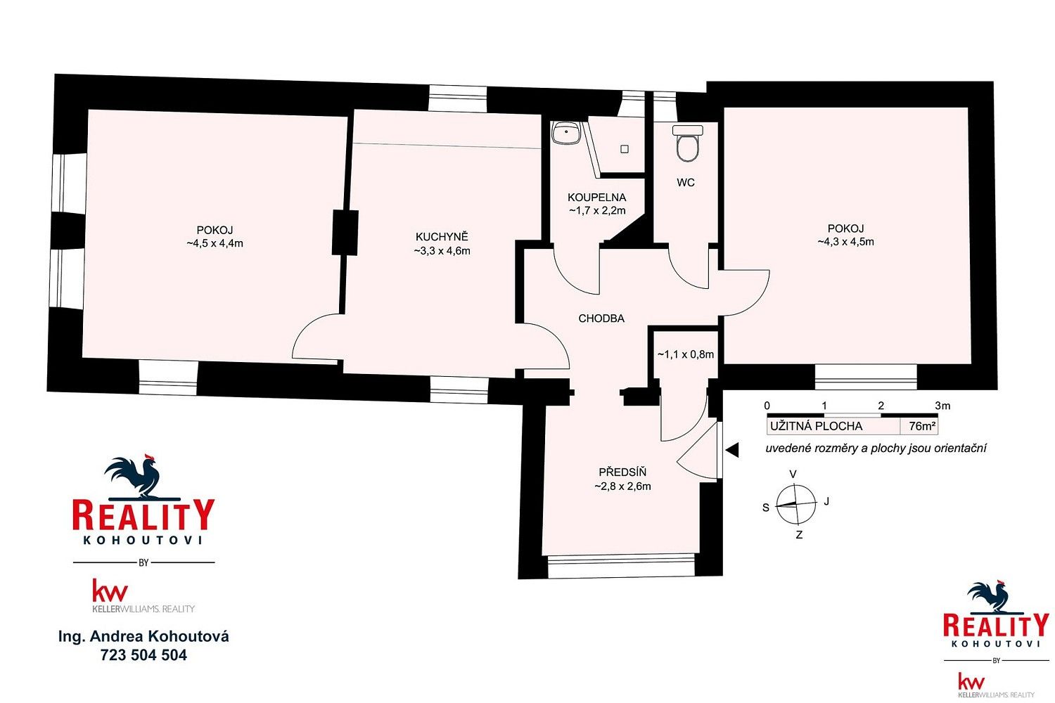 Prodej rodinný dům - Budislav, okres Tábor, 76 m² - 5