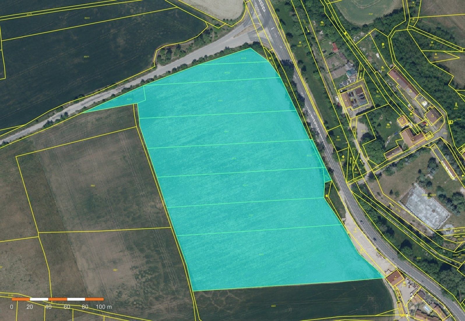 Prodej komerční pozemek - Straškov, Straškov-Vodochody