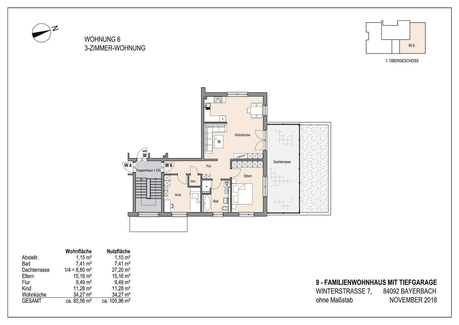 3+1, Winterstraße 7, , Bavorsko, 86 m² - 2